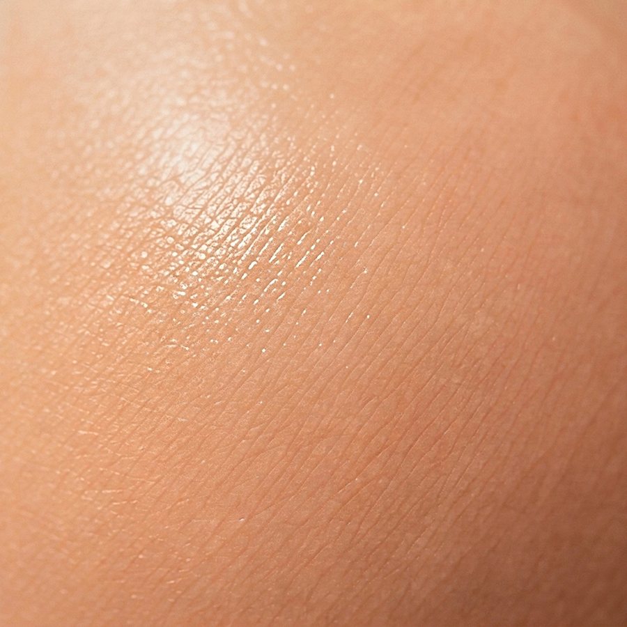 Detalle de piel hidratada